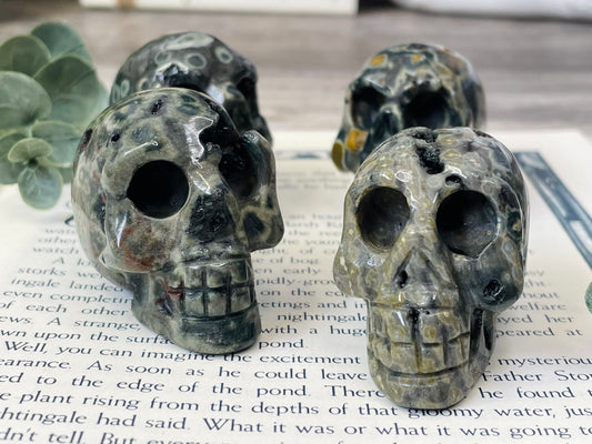 Ocean Jasper Skulls