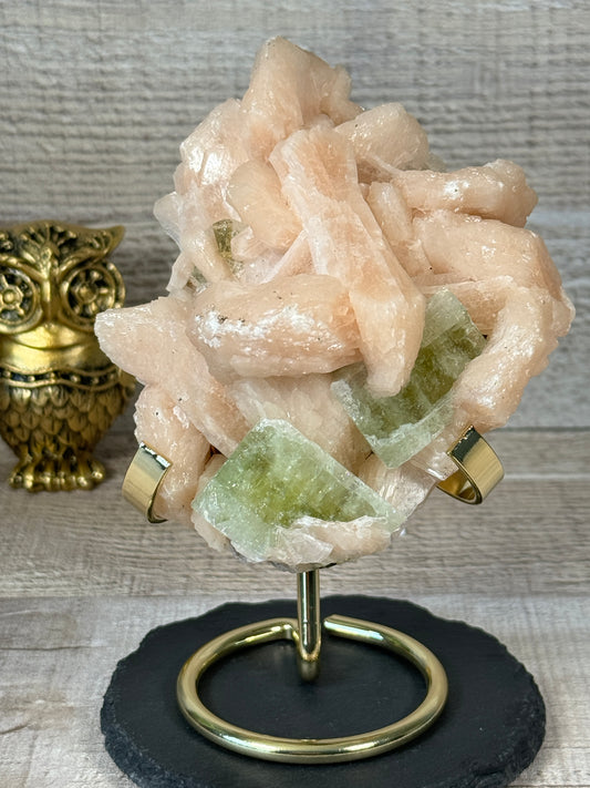 Green Apophyllite Stilbite Specimen
